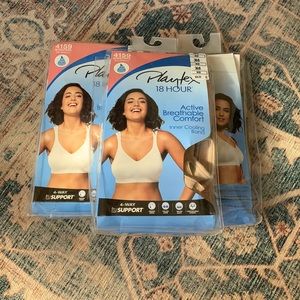 BRAND NEW Playtex 18 hour nude bras (3-)-Sz 36B